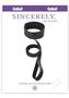 Sincerely Locking Lace Collar And Leash - Black